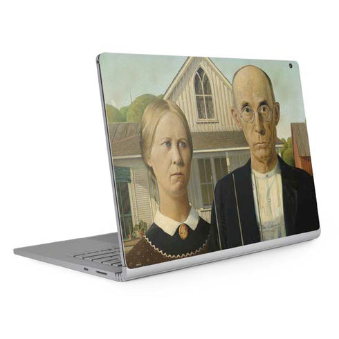 Grant Wood American Gothic Surface Book 2 13.5in Skin